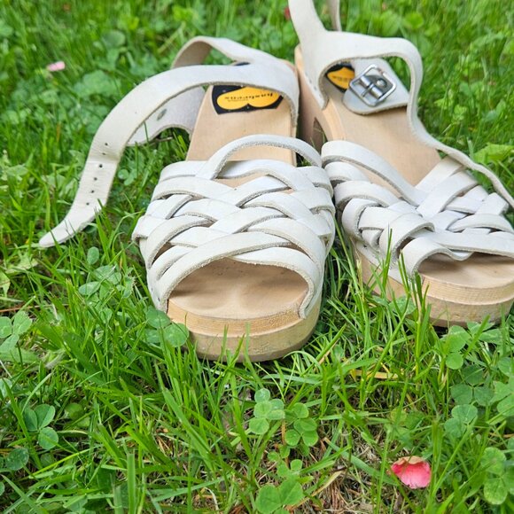 Swedish Hasbeens, Women's Clog Sandal, gently used - sz 39 - Picture 4 of 11
